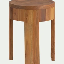 bout de canapé en acacia D35xH45cm - naturel