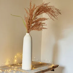 Branchage de Noël artificiel de pampa H114cm - marron