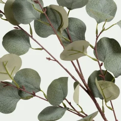 Branche d'eucalyptus artificielle H90cm - vert