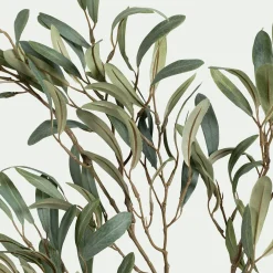 Branche d'olivier artificielle H122cm - vert