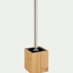 Brosse et porte-brosse wc en bambou - naturel