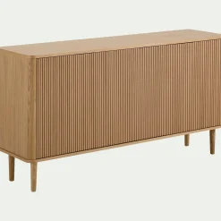 Buffet 3 portes en chêne - bois clair