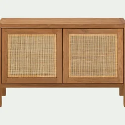 Buffet 2 portes en teck recyclé - bois clair