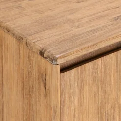 Buffet bas en bois 3 portes - naturel