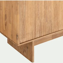 Buffet bas en bois 3 portes - naturel