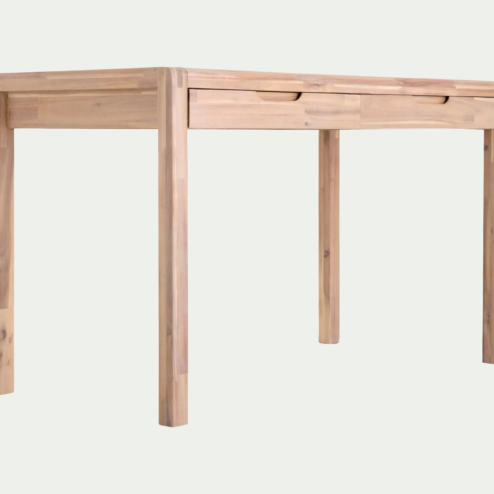 Bureau en acacia L120cm - bois clair