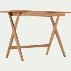 Bureau en chêne L110cm - bois clair