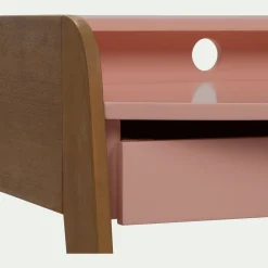 Bureau enfant en acacia - rose