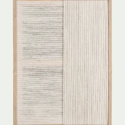 Cadre décoratif en corde 45x60cm - beige