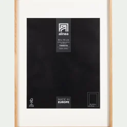 Cadre en bois de chêne 50x70cm - naturel