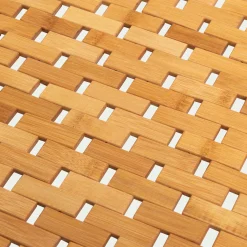 Caillebotis de douche en bambou 49,5x83cm - naturel