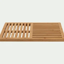 Caillebotis de douche en bambou 56x36cm - naturel