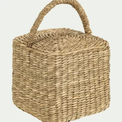 Cale porte en jàonc de mer H13,5cm - naturel