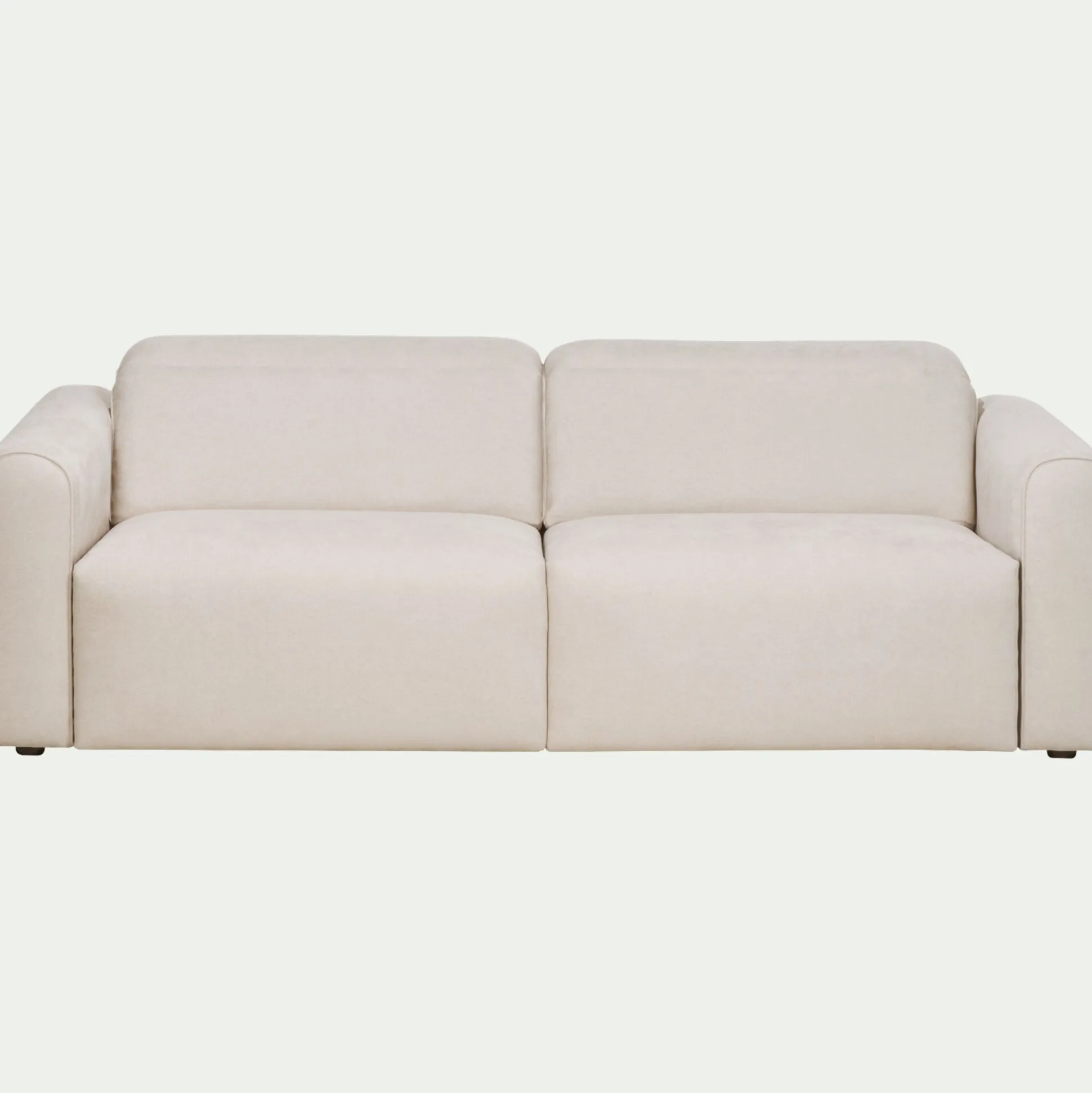 Canapé 3 places 2 relax en tissu - beige roucas