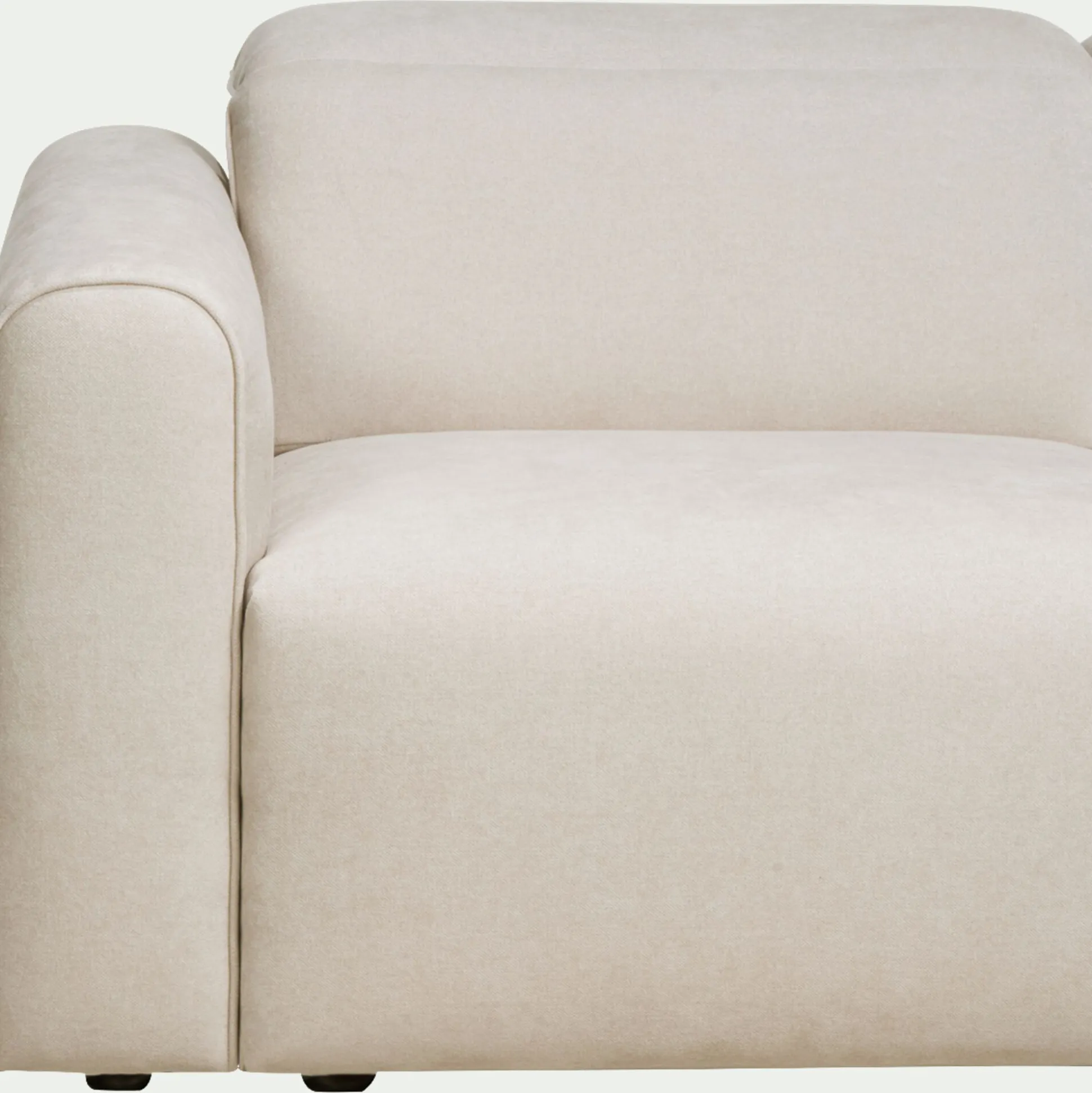 Canapé 3 places 2 relax en tissu - beige roucas