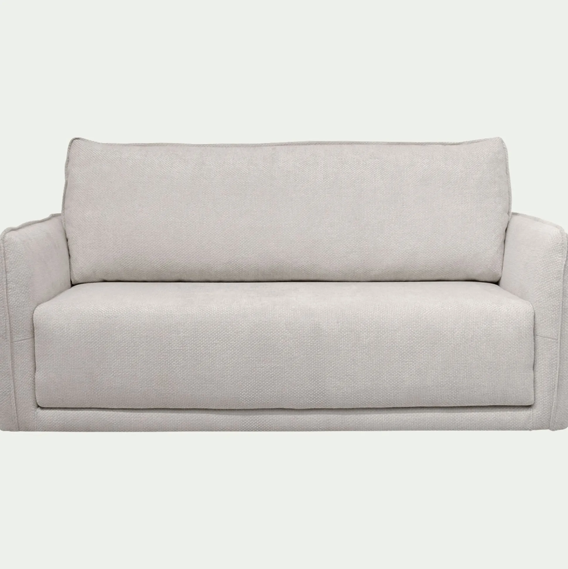 Canapé 3 places convertible en tissu Eden - beige alpilles