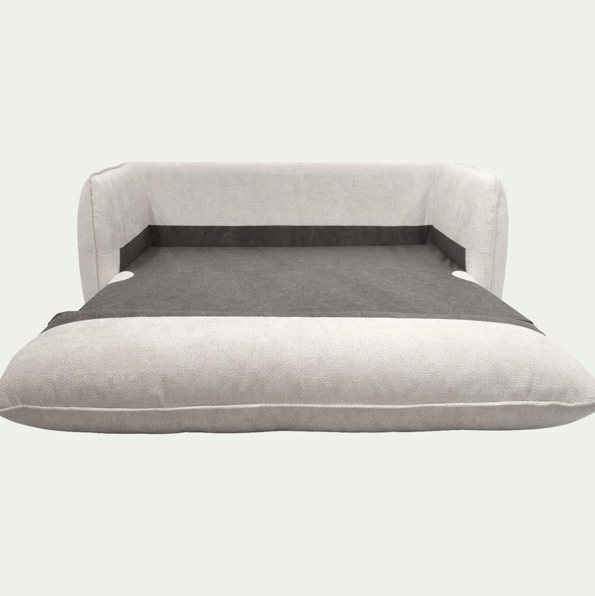 Canapé 3 places convertible en tissu Eden - beige alpilles