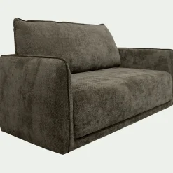 Canapé 3 places convertible en tissu Eden - vert cèdre