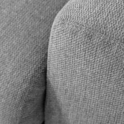 Canapé 3 places convertible en tissu - gris moyen