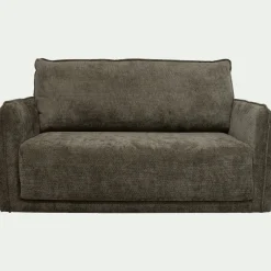 Canapé 2 places convertible en tissu Eden - vert cèdre
