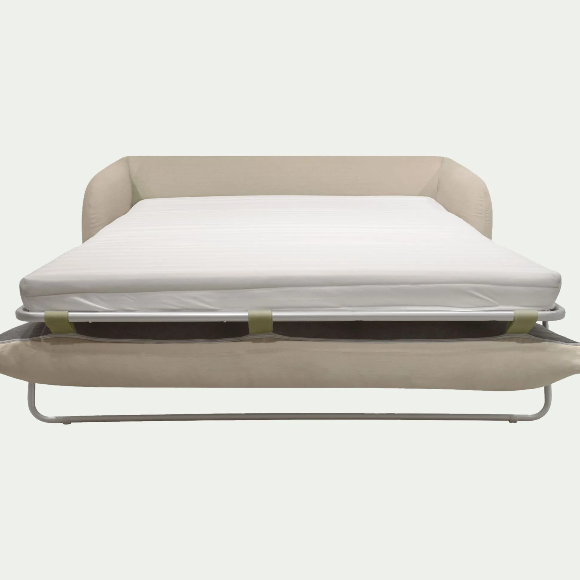 Canapé 3 places convertible en lin - beige alpilles