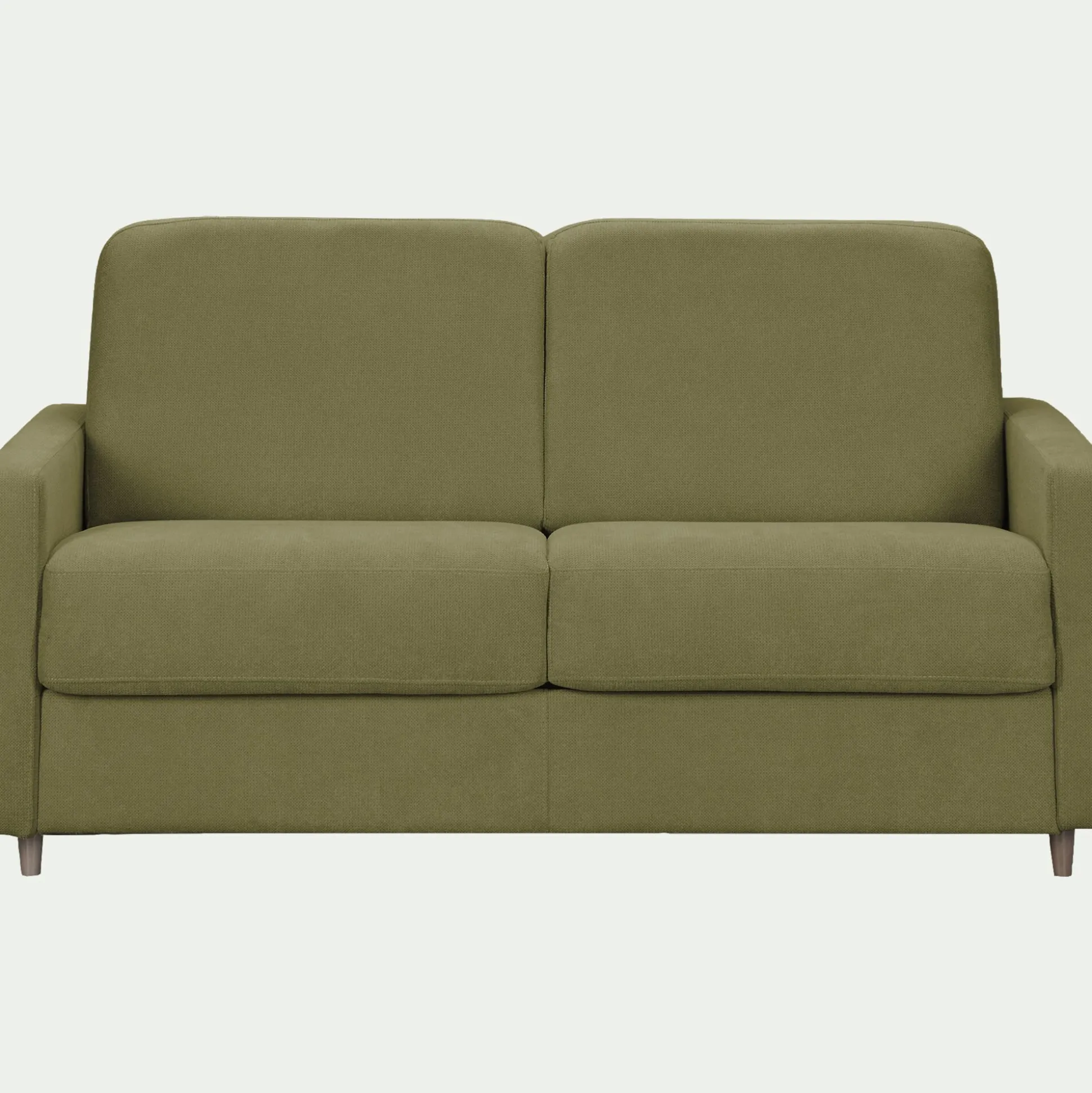 Canapé 4 places convertible en tissu Sogno densité 35kg/m3 - vert cèdre