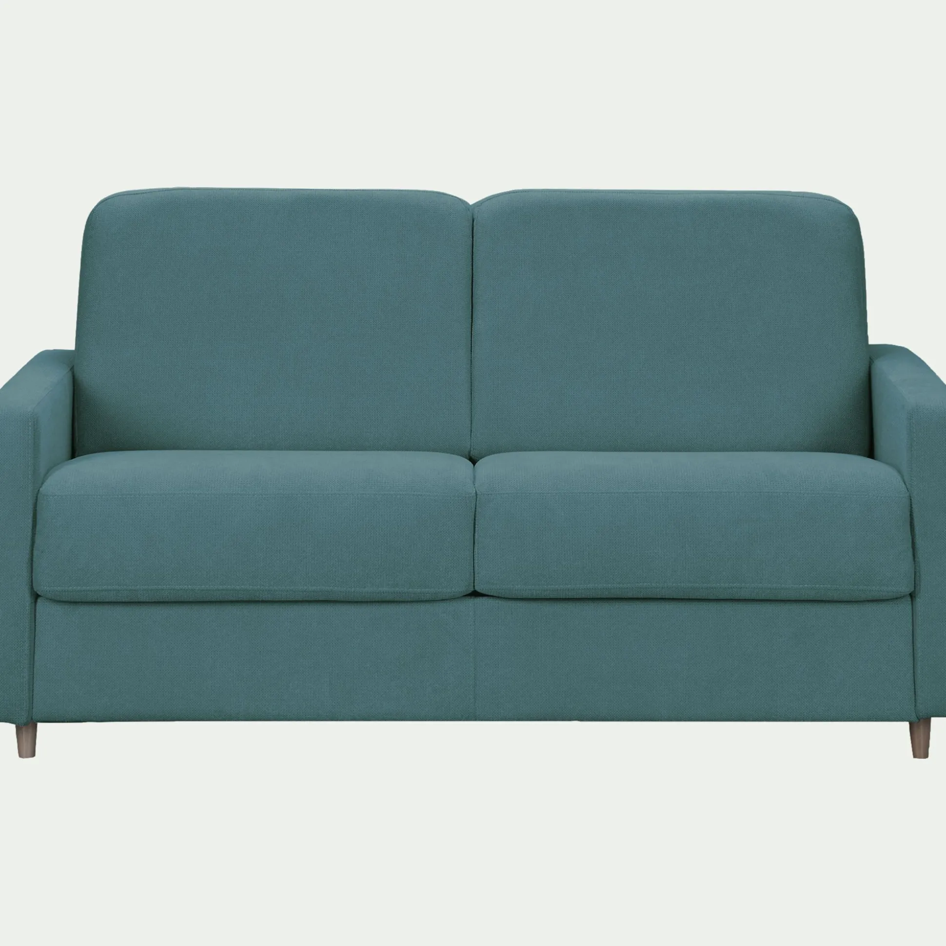 Canapé 3 places convertible en tissu Sogno densité 35kg/m3 - bleu