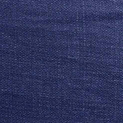 Canapé 4 places fixe en lin - bleu marine