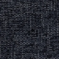 Canapé 5 places fixe en tissu chenille Benjo - bleu marine