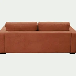 Canapé 5 places fixe en tissu Genesis - brun rustrel