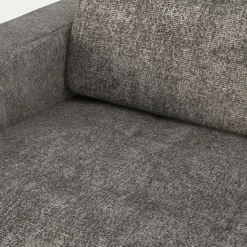 Canapé 3 places fixe en tissu Genesis avec accoudoirs 20cm - beige alpilles