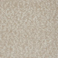 Canapé 3 places fixe en tissu bouclette - blanc écru