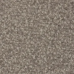 Canapé 5 places fixe en tissu bouclette - gris clair