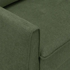 Canapé 2 places fixe en tissu Loft - vert cèdre