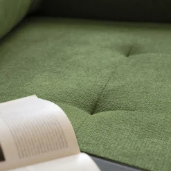 Canapé 2 places fixe en tissu Loft - vert cèdre