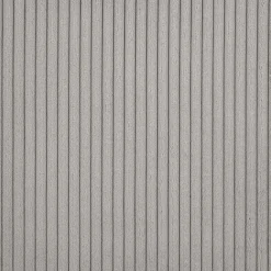 Canapé 5 places fixe en velours côtelé Azores - gris borie