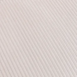 Canapé 3 places fixe en velours côtelé pearl - beige roucas