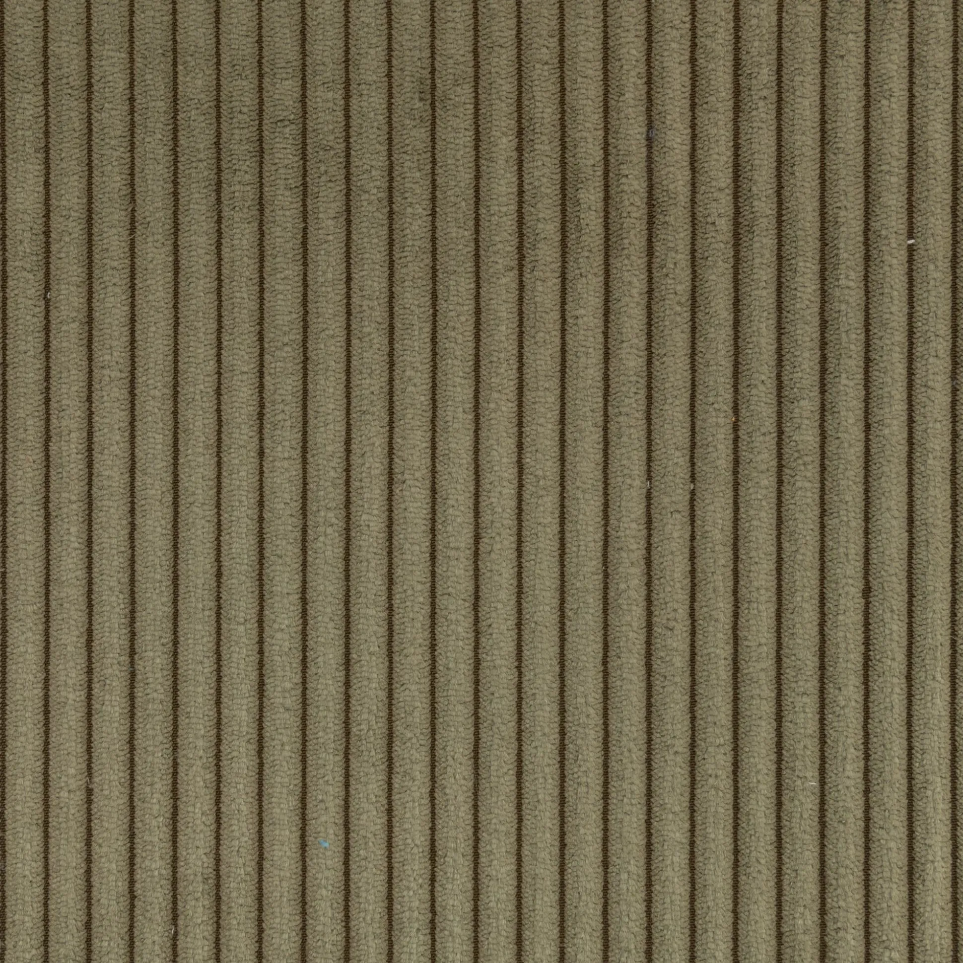 Canapé 3 places fixe en velours côtelé - vert cèdre