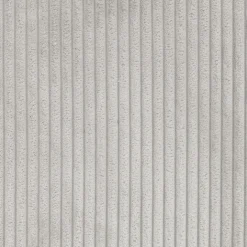 Canapé d'angle droit fixe en velours côtelé - gris borie