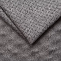 Canapé d'angle droit fixe en tissu Crown - gris restanque