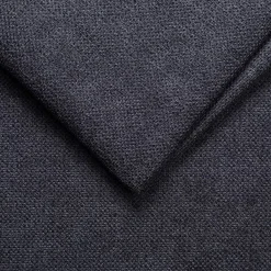 Canapé d'angle gauche convertible en tissu Crown - bleu calabrun