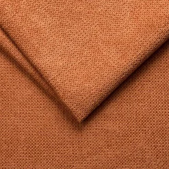 Canapé d'angle réversible convertible en tissu tramé - brun rustrel