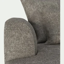 Canapé petit angle droit fixe en tissu Genesis - beige alpilles