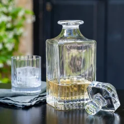 Carafe à whisky en cristal 75cl - transparent