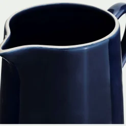 Carafe avec anse en grès 1,7L - bleu