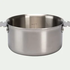 Casserole en inox De Buyer D18cm - gris métallisé