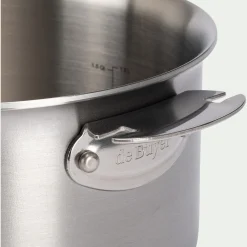 Casserole en inox De Buyer D18cm - gris métallisé