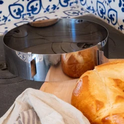 Cercle réglable en inox D16cm à D28cm - argenté