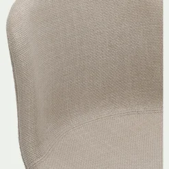 Chaise de bar en tissu H66cm - beige