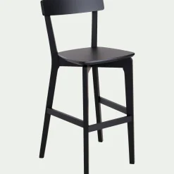 Chaise de bar H75cm - noir